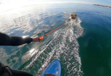 UK Surf Foiler Charges the Flats With DIY Towing Robot