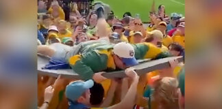Drunk Australians Surf Seattle Streets During World Cup