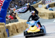 Nathan Florence, Kai Lenny Risk Death by Pavement at Red Bull Soapbox