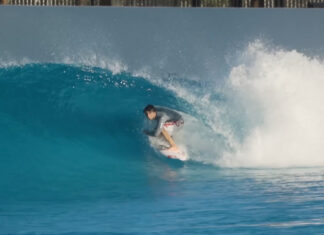 Jacob Szekely Tests New DSRT Surf Waves With San Clemente Crew