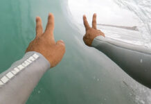Zack Flores Somehow Scores Empty SoCal Tubes During Hurricane Genevieve Swell