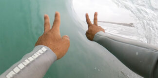 Zack Flores Somehow Scores Empty SoCal Tubes During Hurricane Genevieve Swell