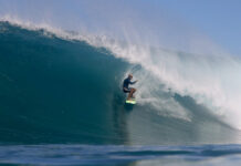 Koa Smith Gets Leash Tangled With Another Surfer During Indonesian Cleanup Set
