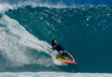 Mason Ho and a Desert Point Padang Padang Cup Warm-Up Session