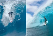 John and Nate Florence Surfed a Wild Paddle Session at Teahupo’o