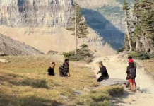 Two Hikers Lost Their Minds When Called Out for Going Off Trail in Glacier National Park