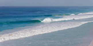 Jamie O’Brien Traveled to an Undisclosed Location to Surf Sand-Bottom Barrels