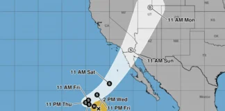 Hurricane Rachel Could Bring Rain, Strong Wind, and Storm Surge to Southern California